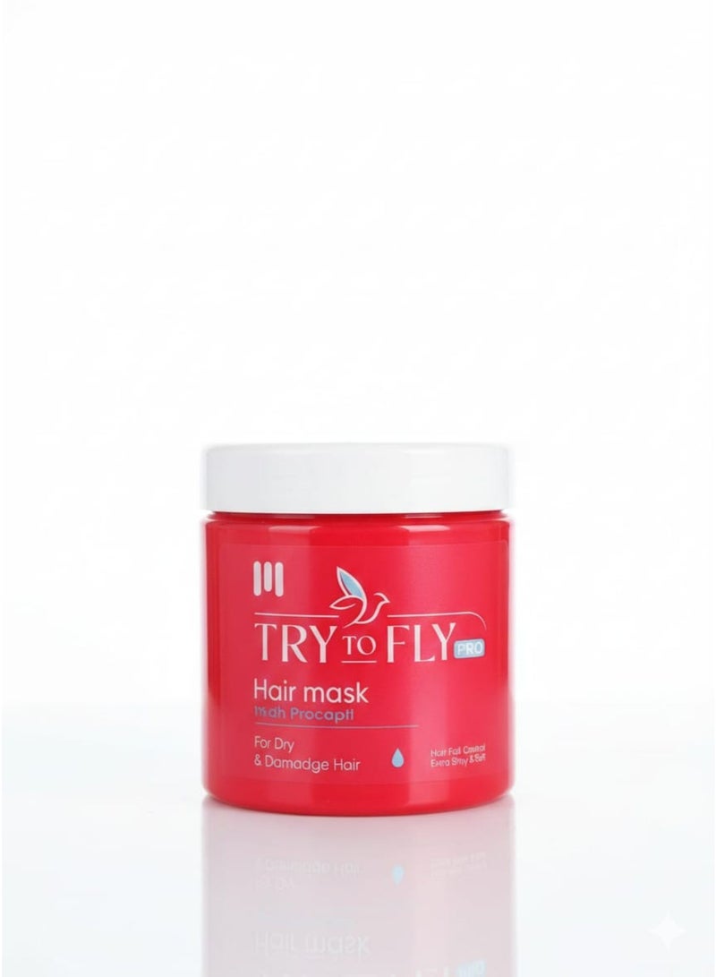 TryToFly hair mask with procapil for dry & damadge hair hair fall control extra shiny & soft 300 gm